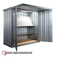 1x2m Bauleitplanhaus Mini-Bro fr Baustelle mit...