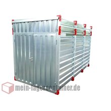 6x2m Leichtbau-Lagercontainer extra hoch mit...