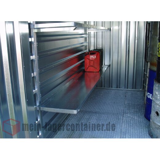 3m Sicherheitscontainer Gefahstoffcontainer mit Gitterrostboden Auffangwanne 275 Liter