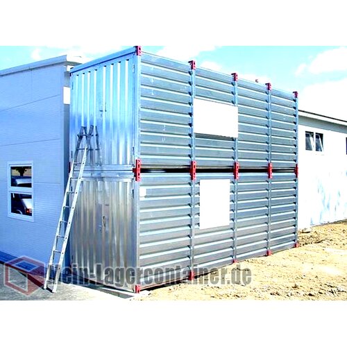 18m Materialcontainer Lagercontainer Blechcontainer Garage Baustelle Container