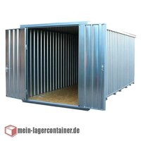 6x2m Reifencontainer Reifenlager - 2-flgelige Tr auf...