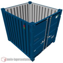 8 Fu� Materialcontainer Container massiv Doppelt�r...