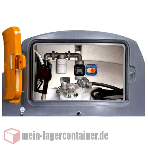 1500L Tankanlage Hoftankstelle doppelwandig fr Diesel ECO TECA-TANK Dieseltank DE-Zulassung