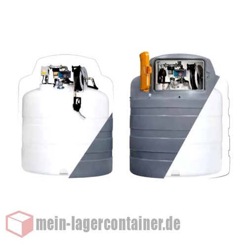 1500L Tankanlage Hoftankstelle doppelwandig fr Diesel ECO TECA-TANK Dieseltank DE-Zulassung
