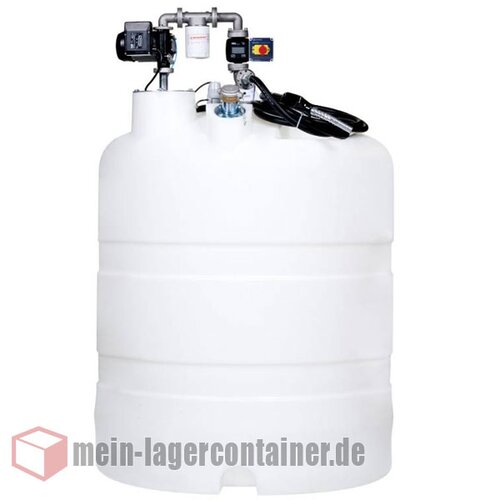 1500L Tankanlage Hoftankstelle doppelwandig fr Diesel ECO TECA-TANK Dieseltank DE-Zulassung