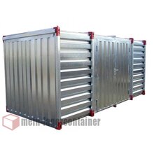 Lagercontainer 6x2 m verzinkt - Leichtbaucontainer mit...