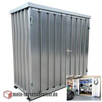 1x2m Schnellbaucontainer Lagercontainer...