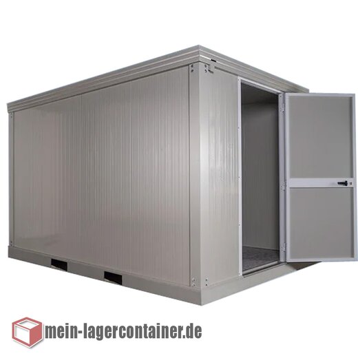 3,1x2,4m Materialcontainer ThermoSafe TS+ Lagercontainer isoliert 40 mm PU-Sandwichpaneele fertigmontiert