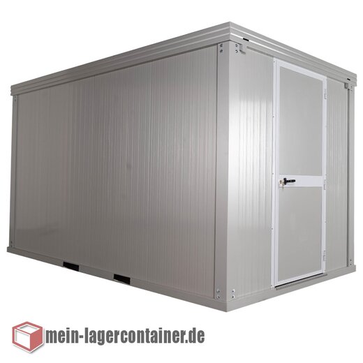 6,1x2,4m Materialcontainer ThermoSafe TS+ Lagercontainer isoliert 40 mm PU-Sandwichpaneele montiert