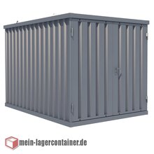 Blechcontainer 3x2 m mit Doppelt�r