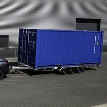 20 Fu� Container-Anh�nger f�r PKW - 3,5 t Hochlader...