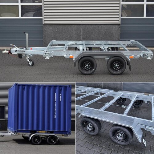 10 Fu� Containeranh�nger 2 x1350 kg - PKW Anh�nger bis 3,5 t