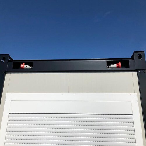 6x2 m isolierter B�rocontainer Raumcontainer - T�r, Fenster, Elektroausstattung, Staplertaschen