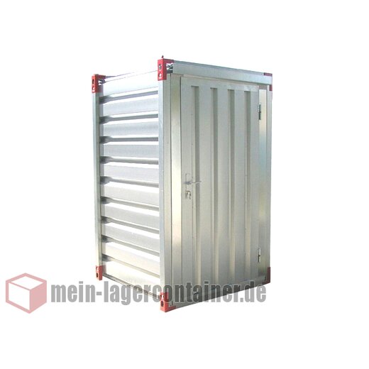 Mini- Lagercontainer 1,00 x 1,20m Lagercontainer mit Einflügeltür