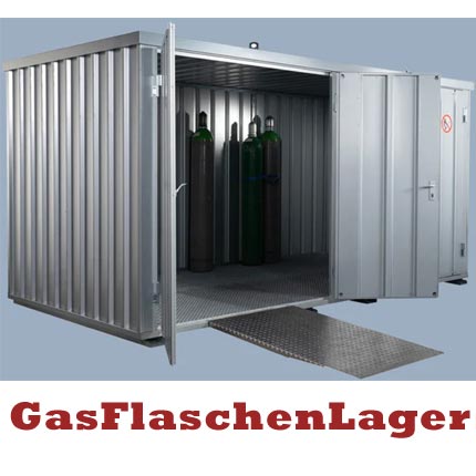 Gasflaschenlager-Gaslager