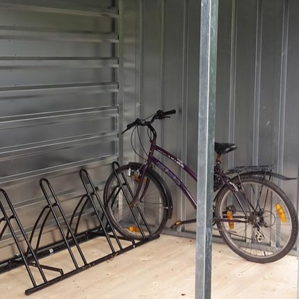 Lagercontainer als Fahhradgarage_1